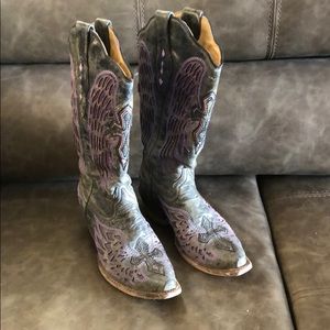 Corral purple cross boots!!